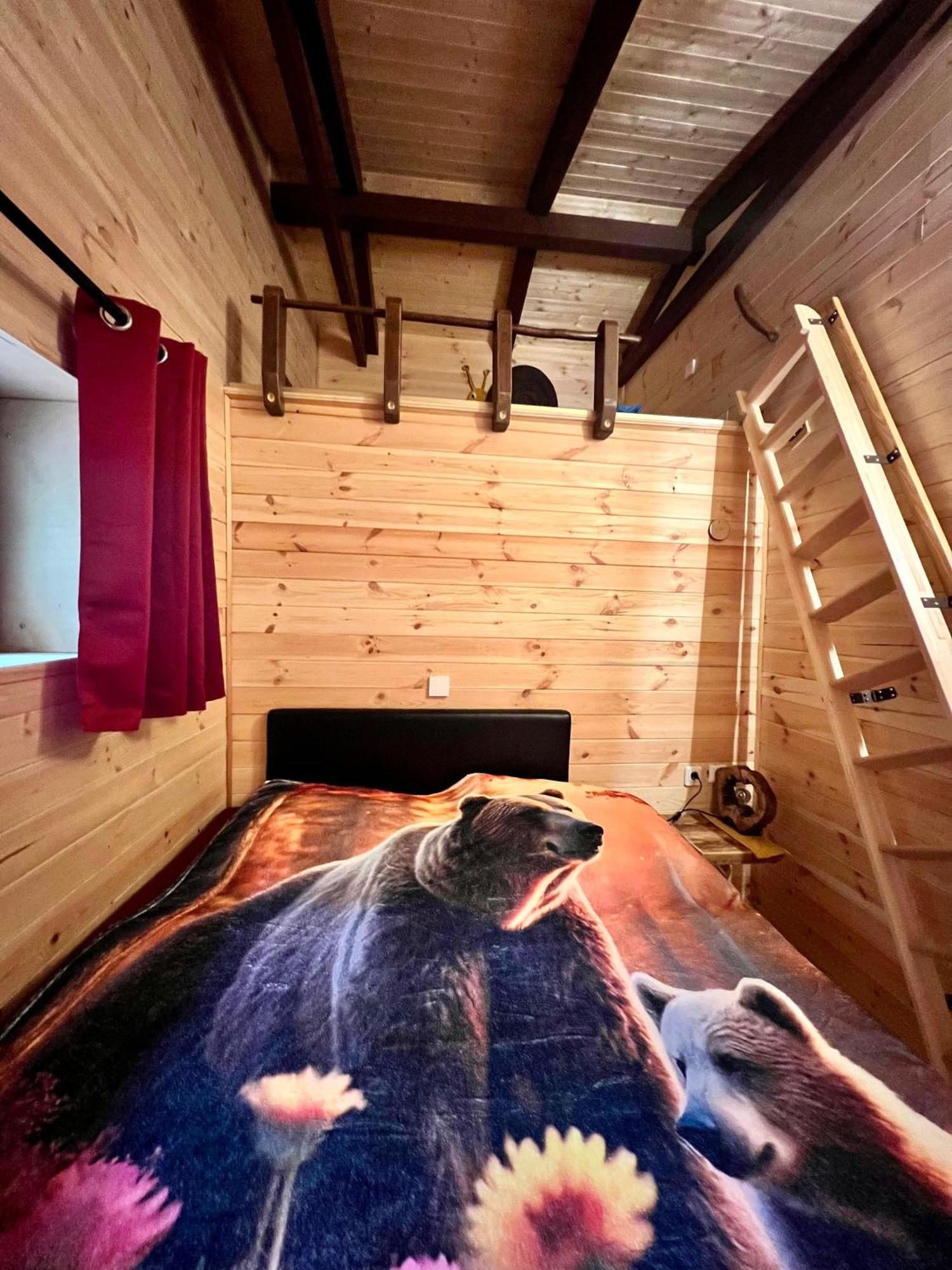 Holzhaus Baerenhoehle Am Wald Und See ノイルピーン エクステリア 写真